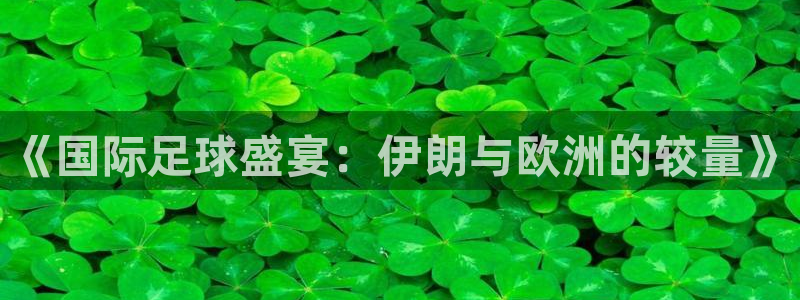  《国际足球盛宴：伊朗与欧洲的较量》