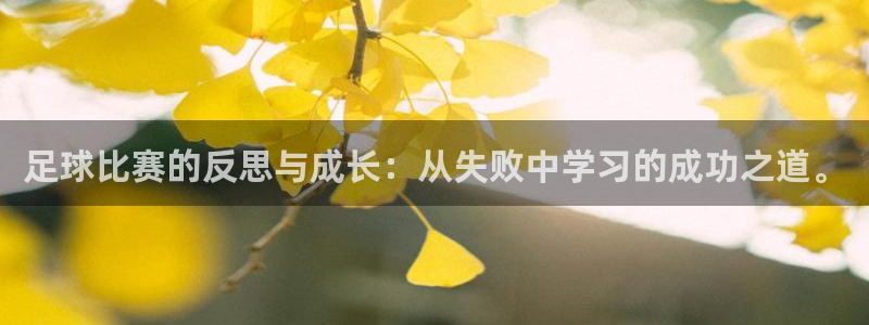 足球比赛的反思与成长：从失败中学习的成功之道。
