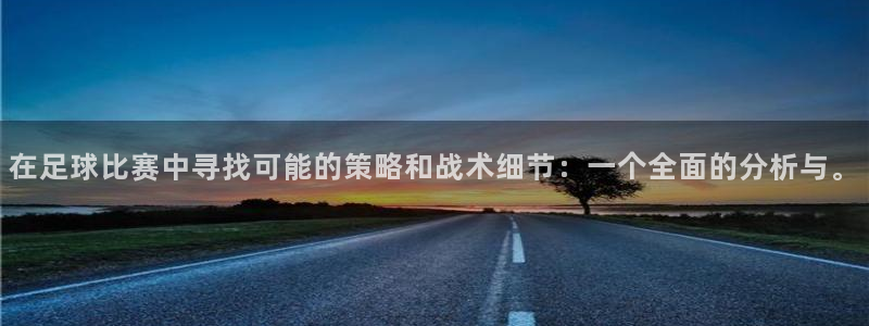 在足球比赛中寻找可能的策略和战术细节：一个全面的分析与。